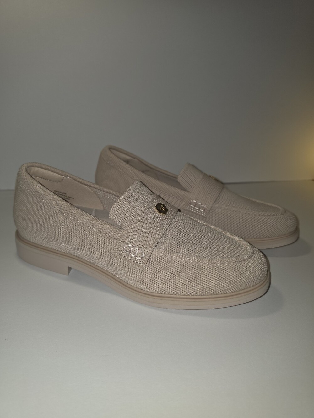 VIVAIA Liana Ballet Blush Knit Penny Loafers US 8 EU 39 - Picture 6 of 9
